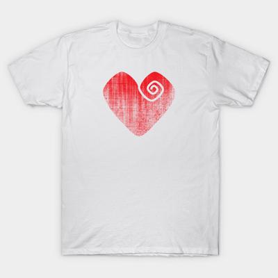 T-shirt Dames Hart Harajuku Print Kawaii T-shirt Zomer Korte Mouw Dames T-shirt Top Tee