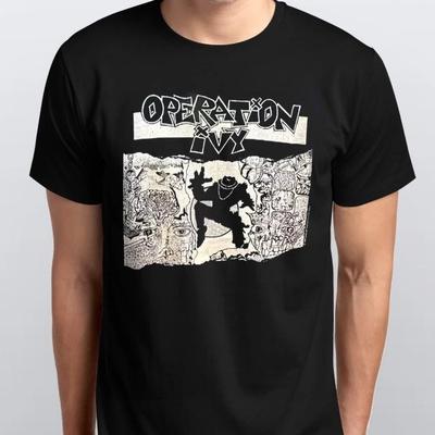 Operation Ivy Band Men's Unisex 100% Cotton T-shirt Mens Tees Top S M L XL XXL 3 4 XL Colours Black
