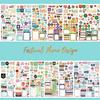 Planner Stickers - Monthly Planner Stickers and Accessories 25 Pages 1500 + Stunning Functional and Colorful Designs, Calendar Sticker Includes