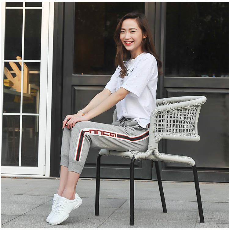 Yingrui Women's White Aerobic Dance Shoes - Soft Sole, Non-Slip, Perfect for Cheerleading and Children's Training (Model 610)