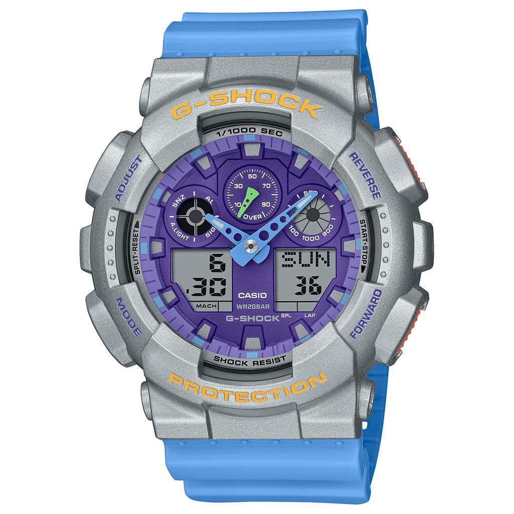 CASIO watch overseas model G-SHOCK GA-100EU-8A2 men's [item]