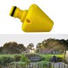 Drain Rinsing Nozzle 7 Cm Plastic Tapered Head with Stem Fitting for Gutter, Drain Channel and Home Drain Care
