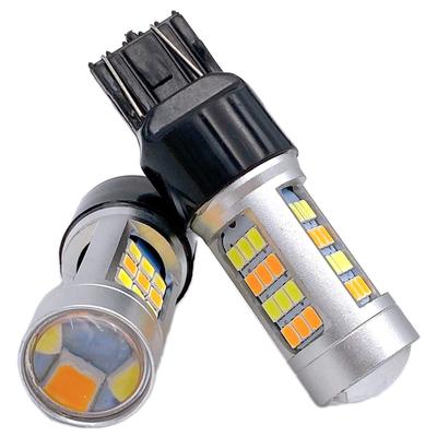 Meliore LED T20 Blinker Positionslicht Kit, Doppelt, 12 V, Gelb, Weiß, Canbus, Eingebaut,