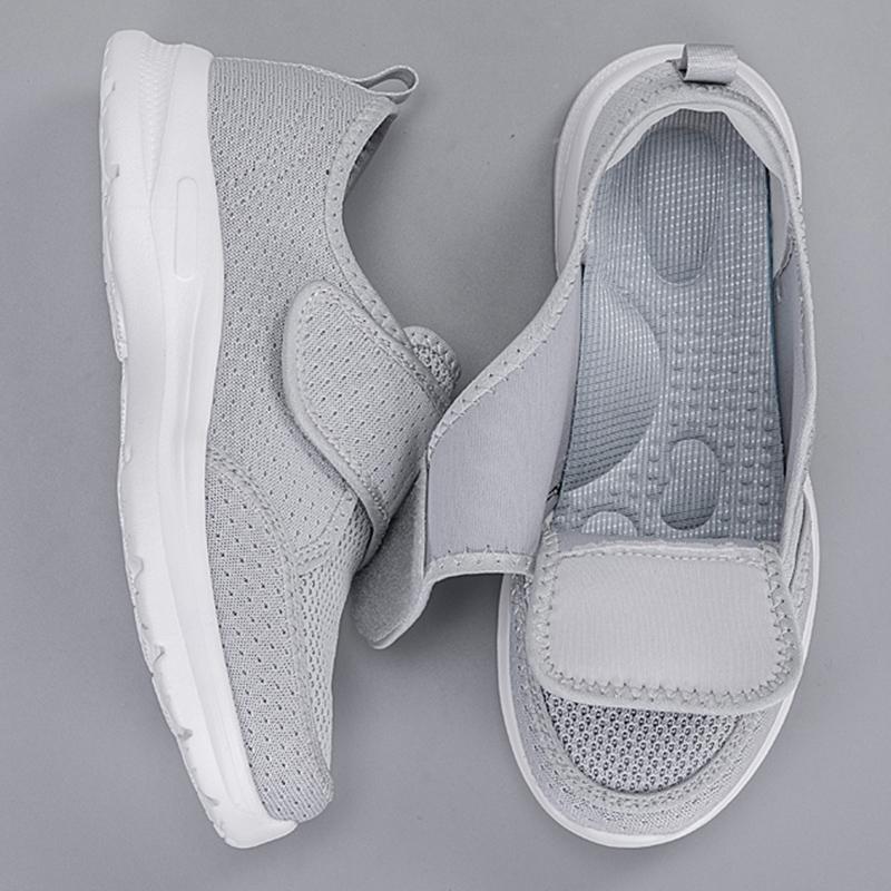 New Women Orthopedics Wide Feet Swollen Walking Casual Shoes Unisex Thumb Eversion Adjusting Soft Comfortable Diabetic Men Shoes