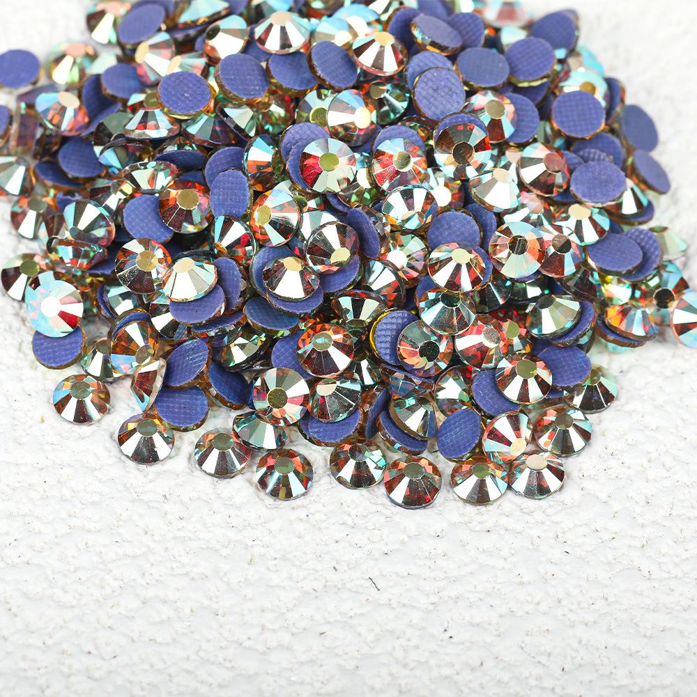 Wei Chen, Guomao A Decoration Color Plated Glue Bottom Rhinestone Mobile Phone Case Diy Nail Art Beauty Glass Jewelry Accessories