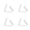 Transparent Tablecloth Fasteners Perfect for Any Occasion and Home Use Pack of 4 Restaurant Dining Room Table Cloth