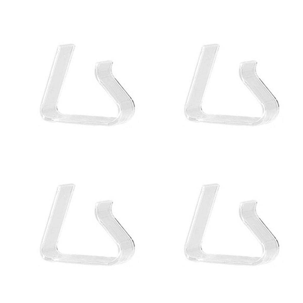 Transparent Tablecloth Fasteners Perfect for Any Occasion and Home Use Pack of 4 Restaurant Dining Room Table Cloth