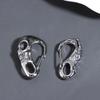 Sleutelhanger Schedel Heavy Duty Roestvrij Staal Gotische Karabijnhaak Clips Lanyards Vergrendelend Punk Stijl Sleutelhanger Hanger