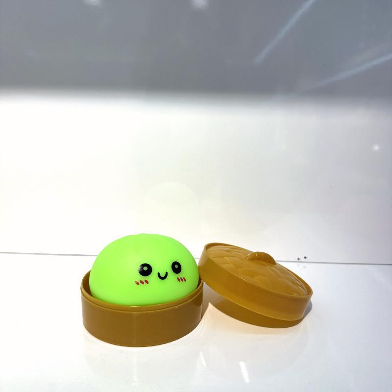 Creative Cute Dumpling Led Night Light Pressable Stress Relief Toy