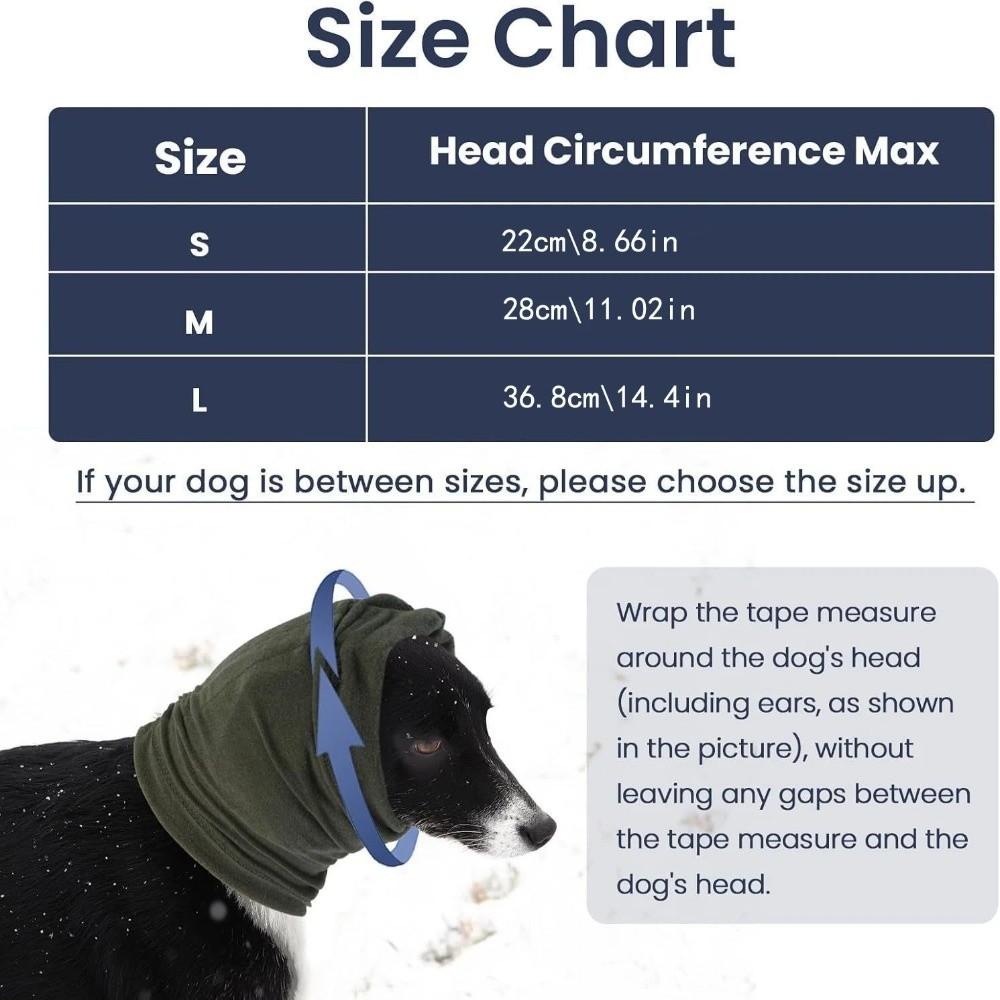 Anti Slip Dog Anti Thunder Headgear Anti Scare Anti Hematoma Dog Earmuffs Warm Comfort Noise Blocking Earmuffs Outdoor Use