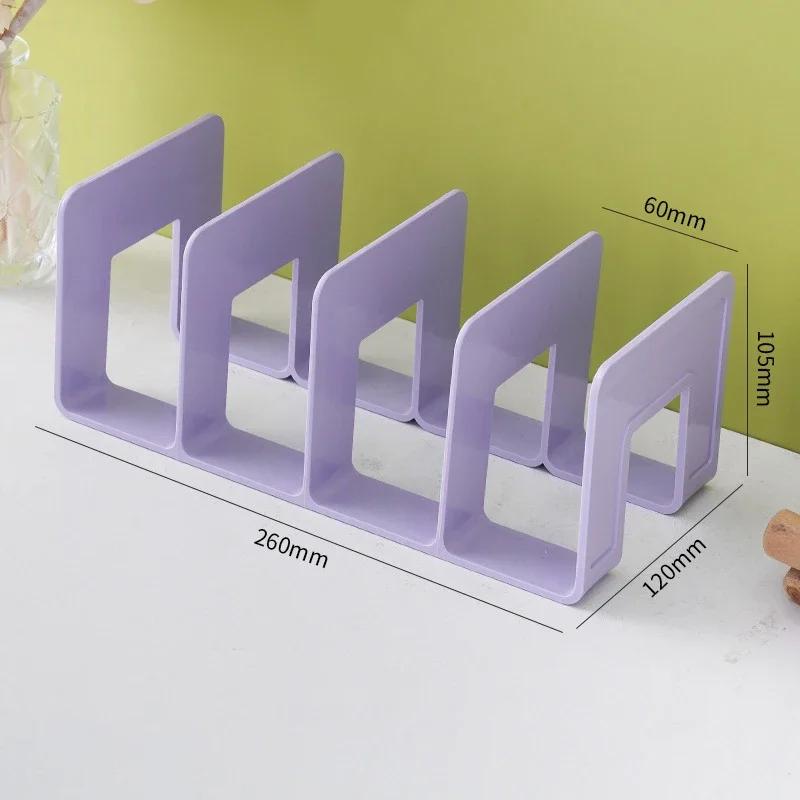 Clear Bag Storage Shelf Divider Acrylic Closet Finishing Divider Purse Handbag Storage Rack Handbag Books Organizer 4 Grids NEW