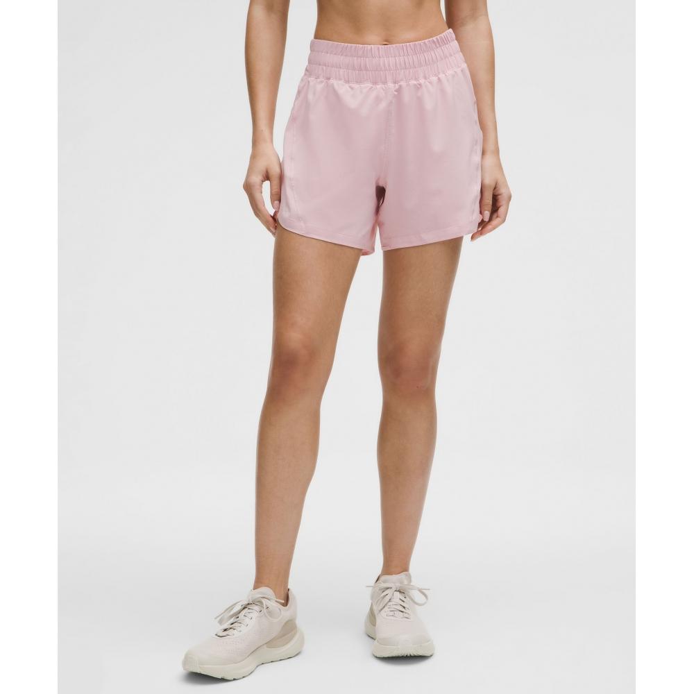 

Lululemon Track That High Rise Lined Short 5 Pink Haze 6/5