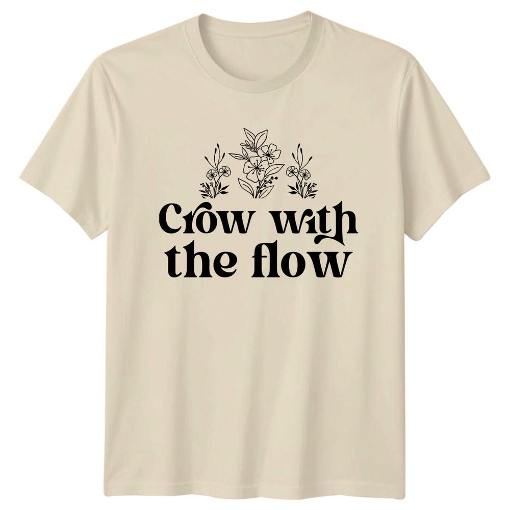 Grow With The Flow Floral Nature Graphic TShirt For UnisexUnisex