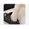 Summer Socks for Women, Thin Breathable and Sweat-absorbing Mid-calf Socks, Ballet-style Solid Color Pile Socks, Simple and Versatile Socks