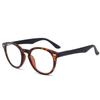 Retro Leopard Oval Frame Reading Glasses For  Women Clear Lens Presbyopia Eyeglasses Eyewear With Diopter
