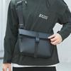 HcanKcan Herre Crossbody-veske Vanntett Skulderveske Passer 13 Tommers Bærbar PC Midjeveske Stor Kapasitet Messenger-veske Svart Sideveske