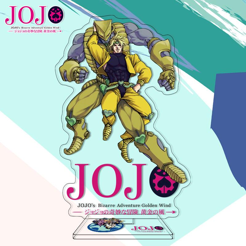 JOJO s Bizarre Adventure Golden Wind Anime Acrylic Standee Character Display Figurine Dropshipping Anime Merchandise