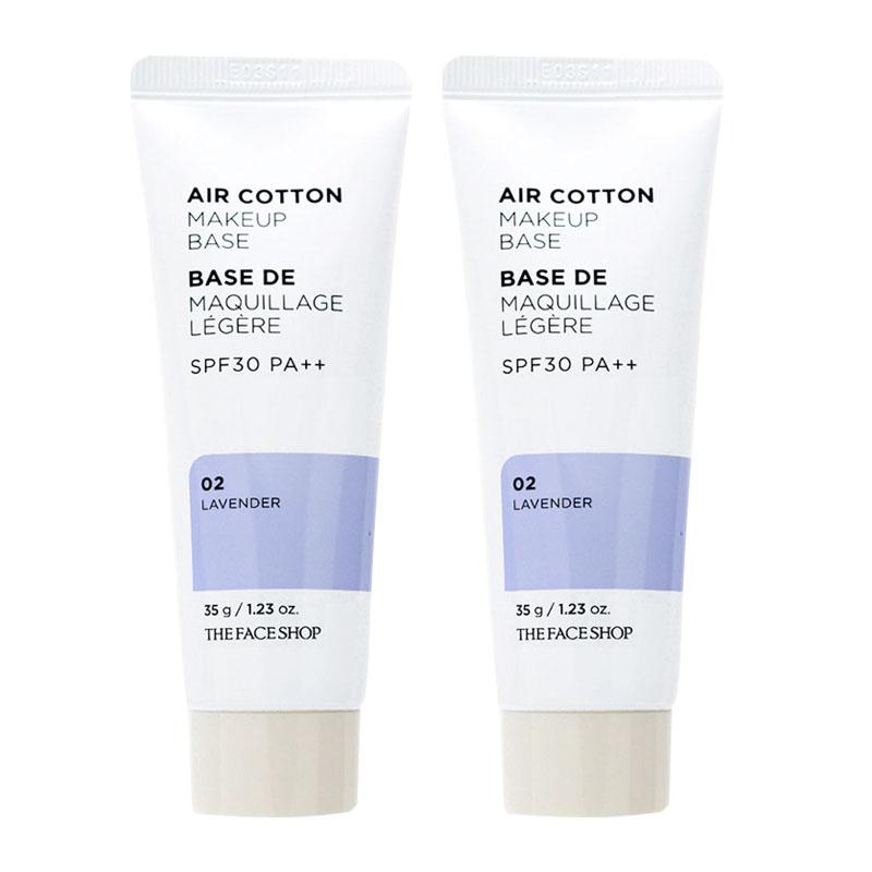 [1+1] [The Face Shop] Air Cotton Makeup Base 35g SPF30 PA++ FMGT K-Beauty Primer