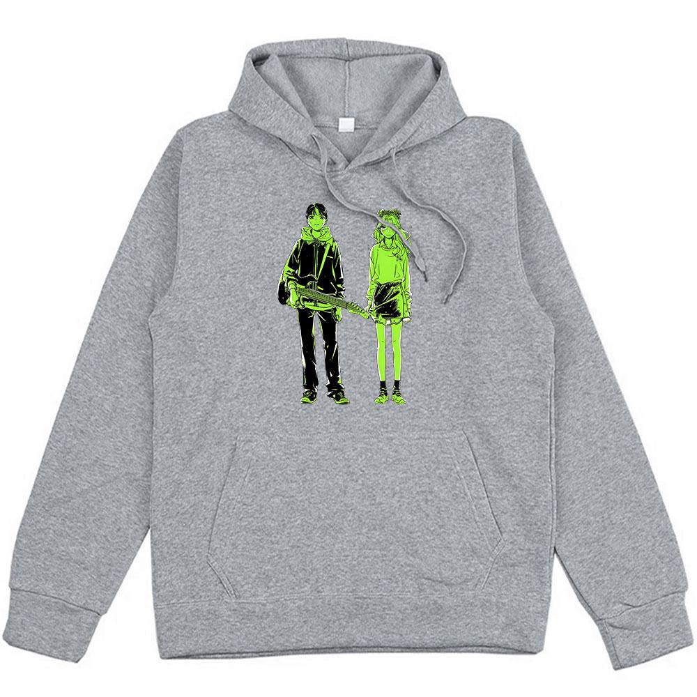 Funny Cartoon Graphic Hoodies The Guy She Was Interested In A Guy At All Sweatshirts She A Guy Manga Print Clothes