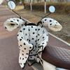 Electric Vehicle Winter Fleece-Lined Double-Sided Waterproof Windshield & Cold-Proof Leg Protector for Motorcycles