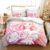 Anime Bed Sheet Set Belle Bedding Set Single Twin Full Queen King Size Bed Set Adult Kid Bedroom Duvet Cover Sets Home Textiles
