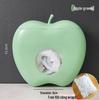 Apple-Shaped Wall-Mounted Kitchen Storage Box for Cling Film and Bags