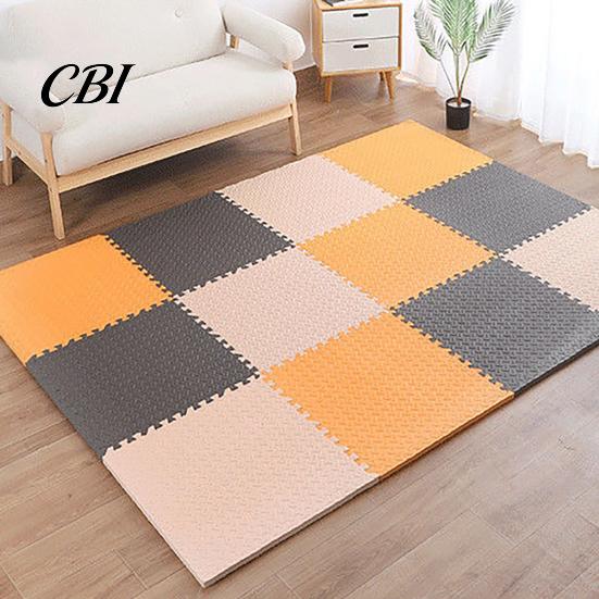 Durable Gym Equipment Mat 6Pcs Floor Mats, EVA Foam Puzzle Interlocking Tiles for Non Slip Home Fitness Mats Gym, Kids Play Areas, Kitchen Flooring,