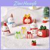 Charming Resin Christmas Snowman And Pig Figurines Perfect For Holiday Gifts