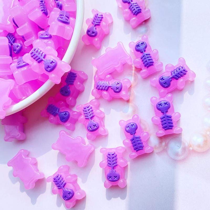 

20Pcs New Mixed Cartoon Mini Bear Flat Back Resin Cabochons Scrapbooking DIY Jewelry Craft Decoration Accessorie H540