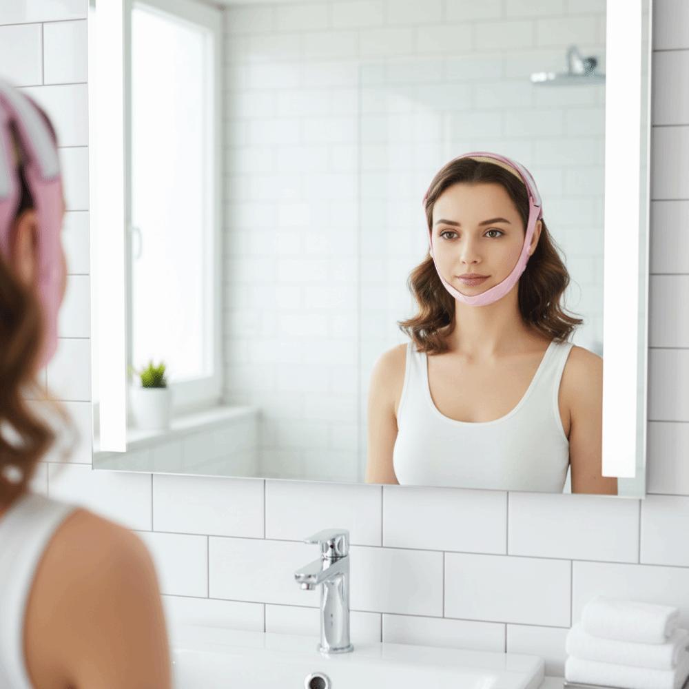 V Shaped Face Strap Reusable V Line Face Shaper Tighting Chin Cheek Lifting Belt  Jawline Shaping