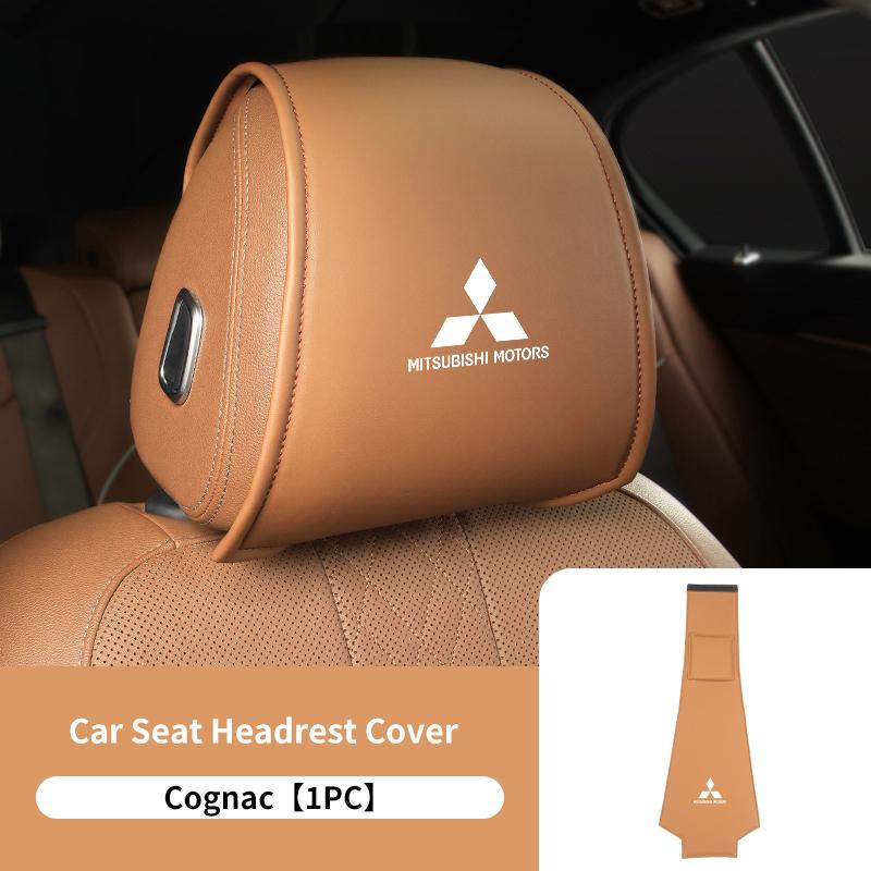 Langlebige Autositz-Kopfstützenabdeckung Verschleißfestes Autozubehör Für Mitsubishi Outlander Lancer Cross Colt Xpander Mirage Attrage