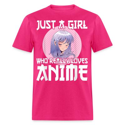 Sexy Ecchi Girl Lewd Waifu Shirt Nur ein Mädchen, das ANIME wirklich liebt T-Shirt