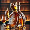 Zvířecí láhev na whisky Zvířecí láhev na whisky