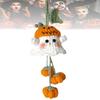 Halloween Pendant 3D Soft Plush Ghost Crochet Kit Festive Holiday Pendant Decoration Whimsical Halloween Accessories