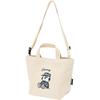 Snoopy Peanuts Character Shoulder Mini Tote Bag, 2-Way Shoulder Bag, Canvas Tote Bag