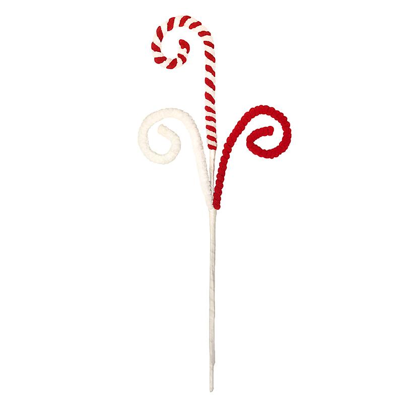 

1 шт. Крючки для елки и декор в виде леденца, Рождественский декор в виде леденца в винтажном стиле, 40 см