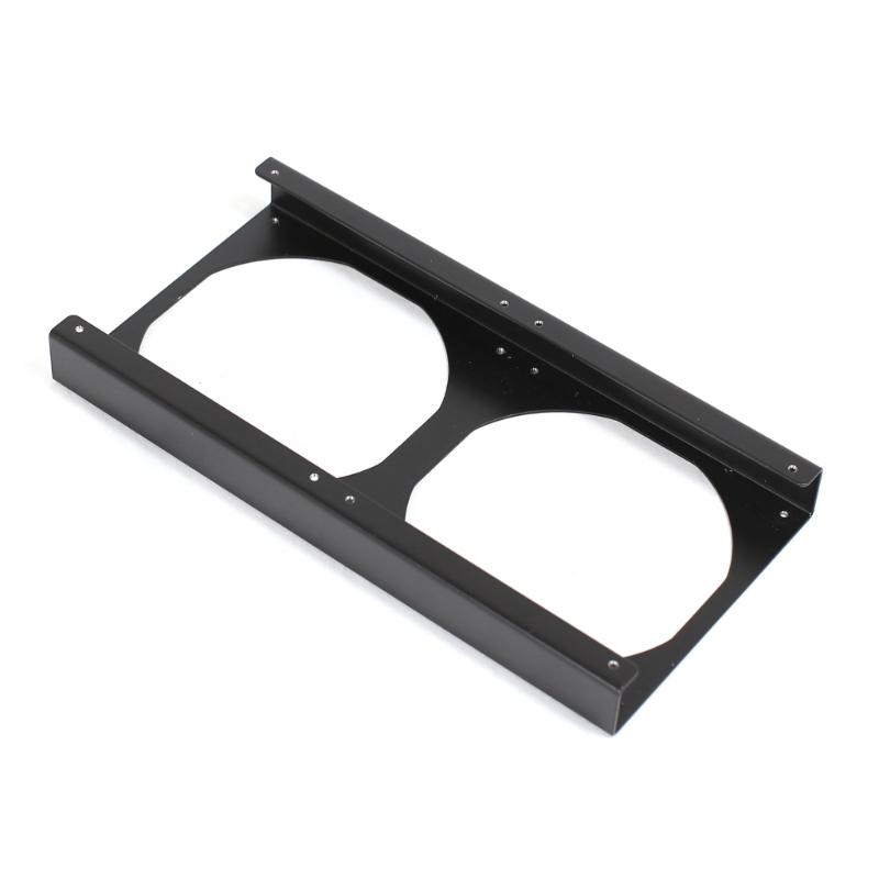 Metal PC Fan Risers Bracket 12cm Fan Support Optimized Airflows For Computer Case Cooling Systems