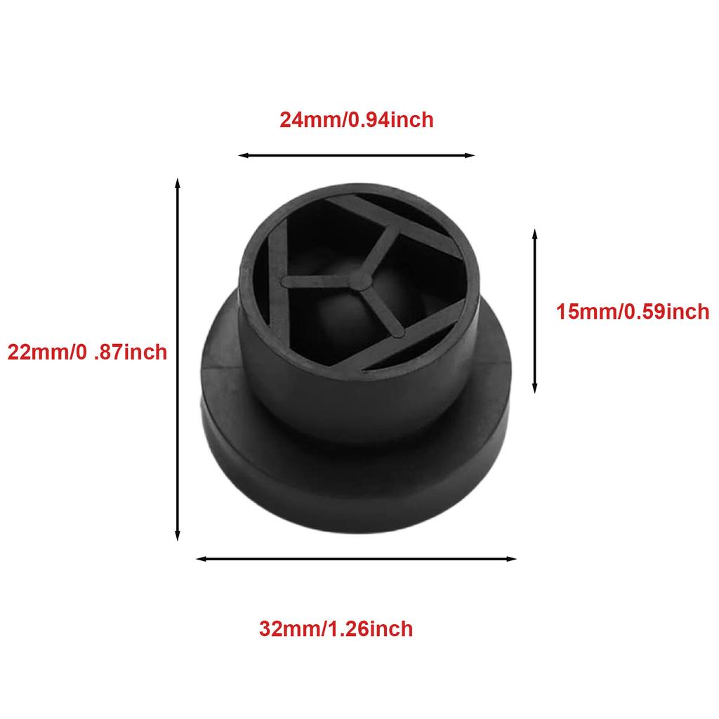 4X Gummi-Motorhauben-Tülle Puffer Halterung Buchse Stopper Pad Für Volvo C30 V70 C70 S40 V50 S80 Motorhauben Dichtungen