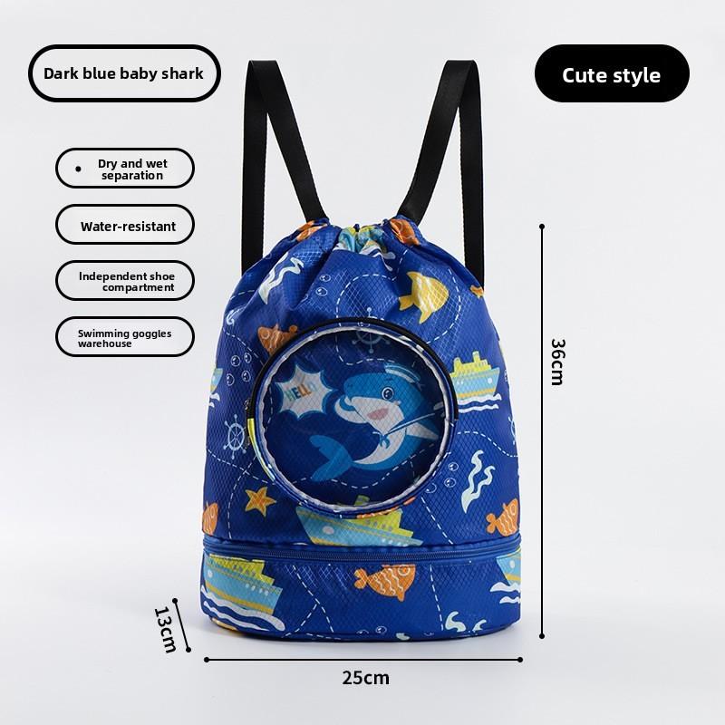 Childrens Unicorn Monster Swim Bag With Waterproof Dry Wet Separation For Kids Travel And Bath Storage