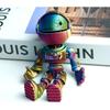 3D Printed Skeleton Astronaut,Articulated Zombie Astronauts Models,Flexible Joint Figurines, 3D Printing Stuff Cheap,Stress Relief, Fidget