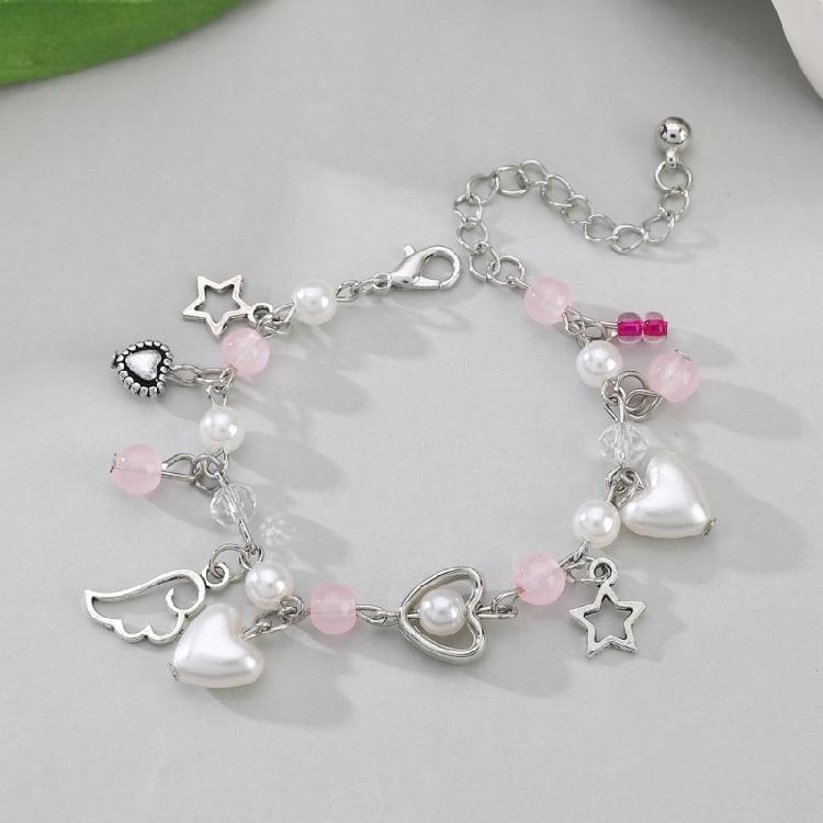 Trendiges Charm-Armband Vielseitiges Perlenarmband Handgelenkschmuck Quastenarmbänder