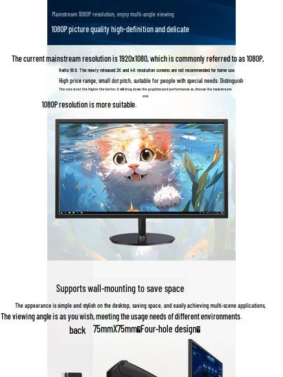 24-inch IPS LCD Flat Panel Desktop Monitor