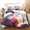 New 3D Print Anime Kawaii Girls Charlotte Bedding Set Single Twin Full Queen King Size Bed Set Adult Kid Bedroom Duvetcover Sets