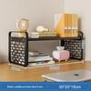 Desktop Pegboard Organizer Shelf