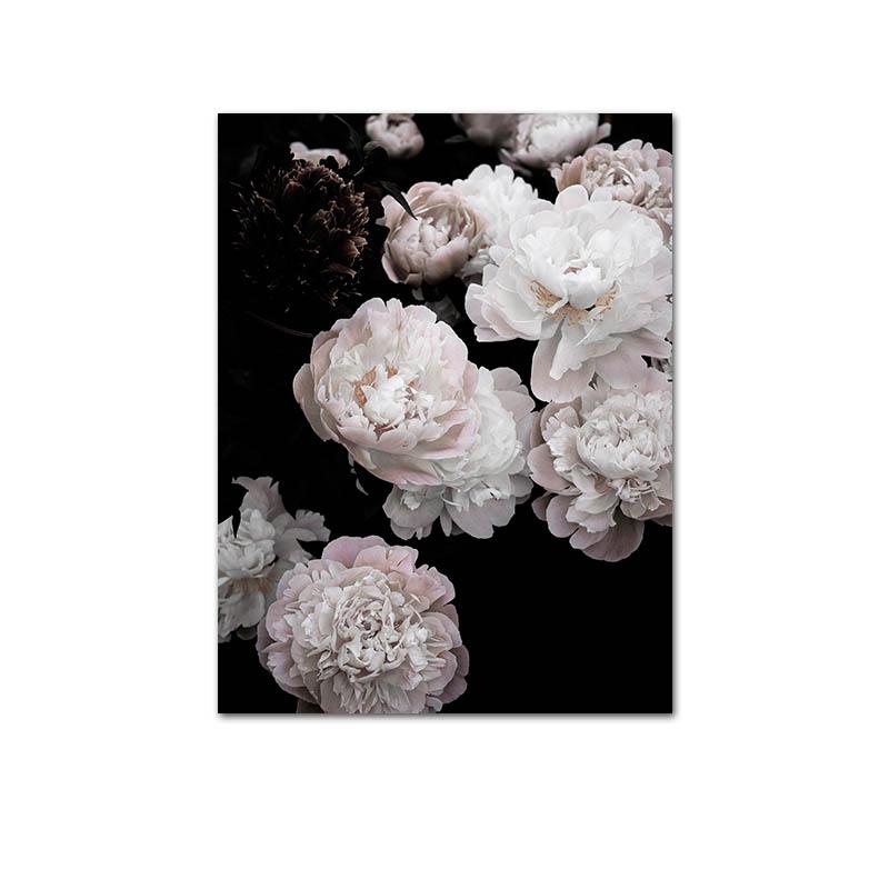 Floral Print Posters Couples Romantic Wall Art Prictures Love Quotes Canvas Painting Nordic Pink Pictures For Room Decoration