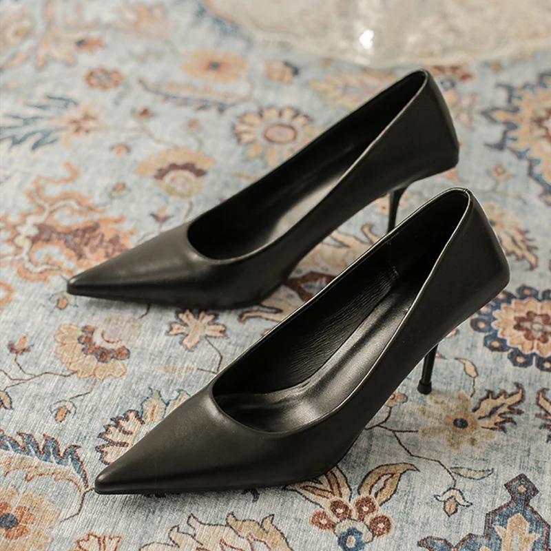 Fashion Eiyken Sexy Green Thin High Heels Pumps Women Pointed Toe Slip On Shoes Elegant Prom Wedding Stripper Ladies Sandals