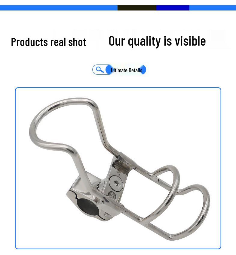 Marine 316 Stainless Steel Fishing Rod Holder - Yacht Hardware Fixed Base