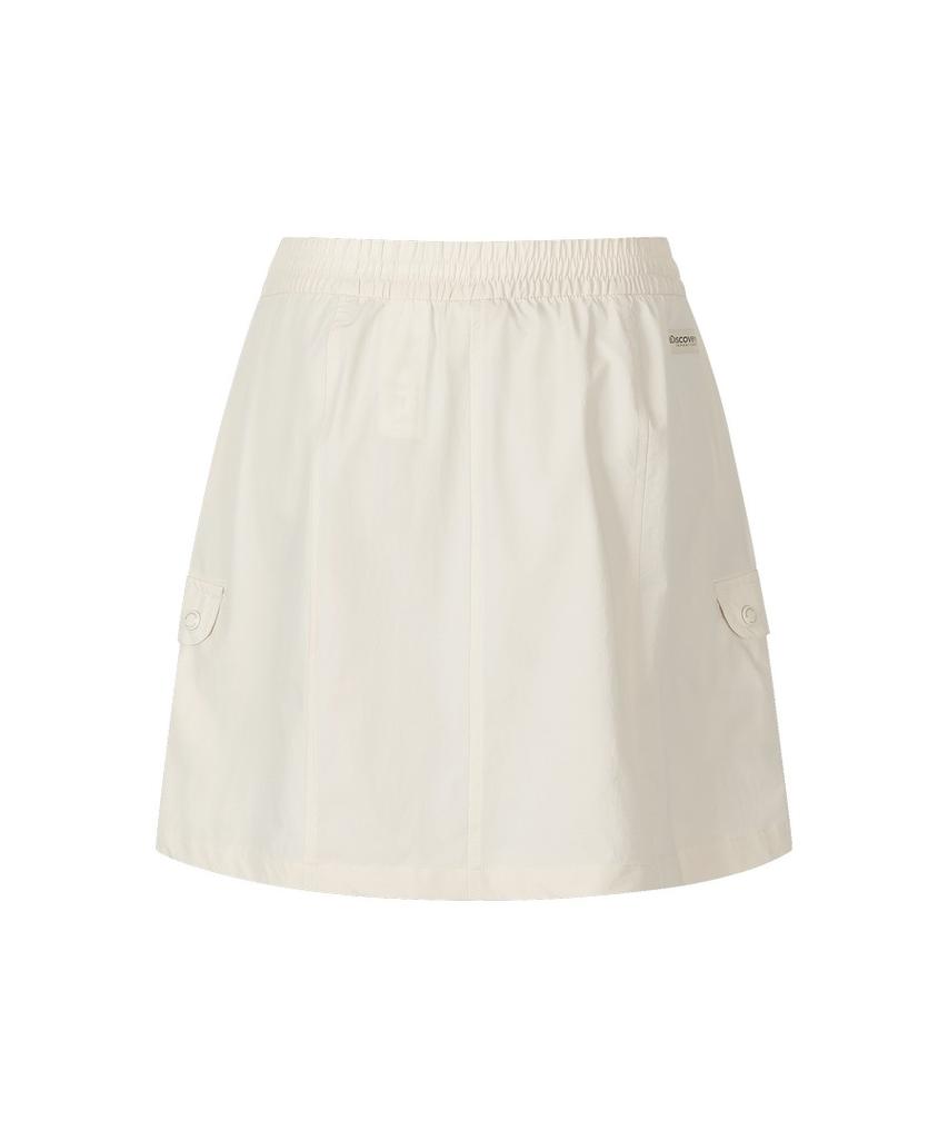 DISCOVERY EXPEDITION Women'S Freshvent Lightweight Woven Training Skirt (D/Ivory)