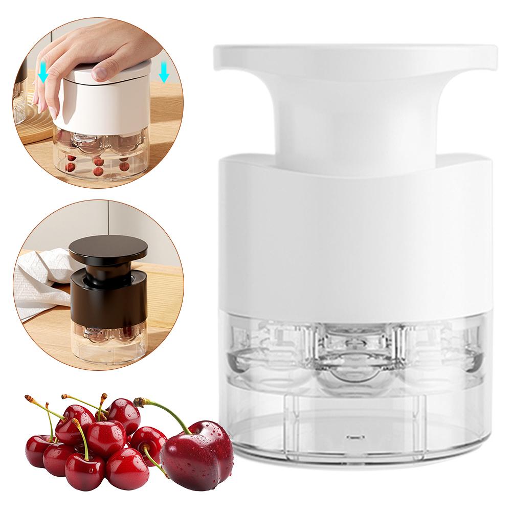 7 Hole Cherry Pitter Tool Pit Remover Olive Corer Remove Pit Tool Fruit Vegetable Tools for Making Jam Cherry Dishes