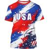 Loose Men's Printed Short-sleeved Fashion Versatile Top Casual Simple T-shirt Comfortable T-Shirts Men’s